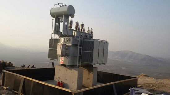 My company the first 35 kv production installation by opening and closing